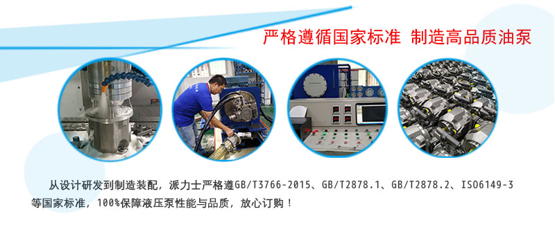 派力士液壓柱塞泵制造標(biāo)準(zhǔn)
